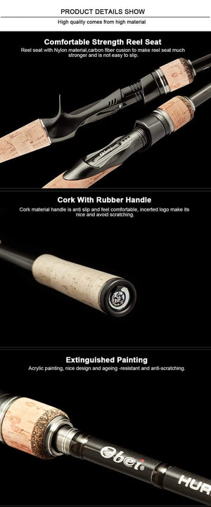 Planet Gates casting 1.8m Fishing rod travel ultra light spinning lure 5g-40g M/ML/MH accion Rod 1.8m 2.1m 2.4m 2.7m 3 section