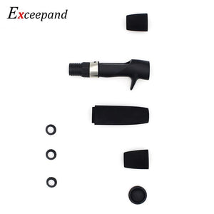Planet Gates Casting Fishing Rod Handle Black EVA Foam Split Pole Grips Replacement Parts for Fishing Rod Building or Repair