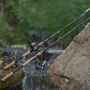 Planet Gates casting1.8m 5-20g 1.8m 2.1m 2.4m 2.7m 3 section baitcasting fishing rod travel ultra light casting spinning lure 5g-40g M/ML/MH Rod
