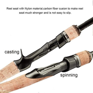 Planet Gates casting1.8m 5-20g 1.8m 2.1m 2.4m 2.7m 3 section baitcasting fishing rod travel ultra light casting spinning lure 5g-40g M/ML/MH Rod