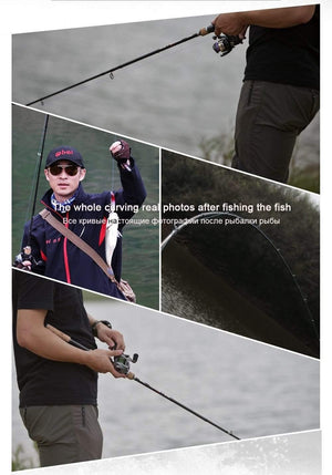 Planet Gates casting1.8m 5-20g 1.8m 2.1m 2.4m 2.7m 3 section baitcasting fishing rod travel ultra light casting spinning lure 5g-40g M/ML/MH Rod