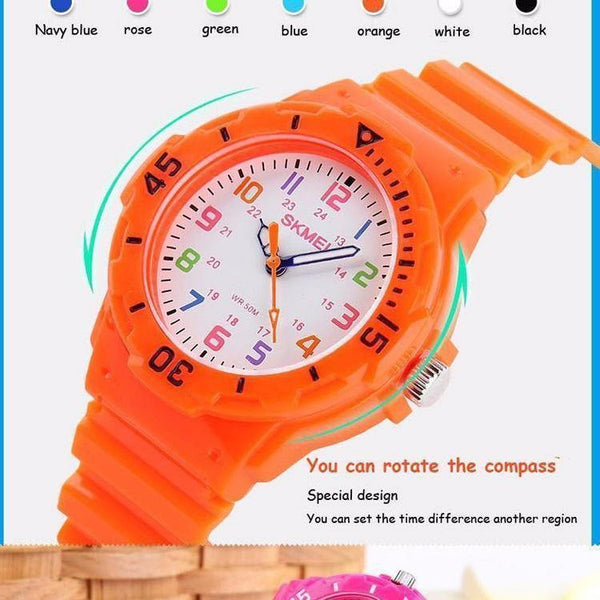 Planet Gates Casual Kids Watches 5bar Waterproof Quartz Wristwatches Jelly Kids Clock Children Watch montre enfant 1043