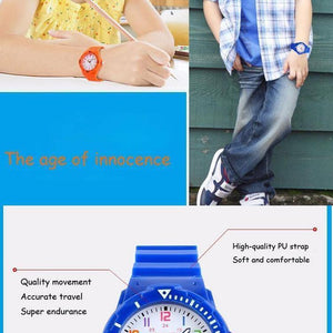 Planet Gates Casual Kids Watches 5bar Waterproof Quartz Wristwatches Jelly Kids Clock Children Watch montre enfant 1043