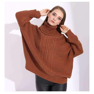 Planet Gates Casual Korean Pullover Sweater Knitted Winter Turtleneck Women Jumper White Oversized Sweater Loose Long Pull Femme 2018