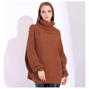 Planet Gates Casual Korean Pullover Sweater Knitted Winter Turtleneck Women Jumper White Oversized Sweater Loose Long Pull Femme 2018