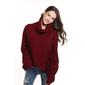 Planet Gates Casual Korean Pullover Sweater Knitted Winter Turtleneck Women Jumper White Oversized Sweater Loose Long Pull Femme 2018