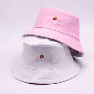 Planet Gates Casual Sun Hat Letter Bucket Hat Men Women Bob Hip Hop Caps Summer Panama Foldable Double Sided Dance Hat Casual