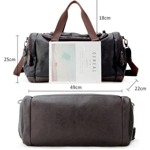 Planet Gates Casual Travel Duffel Bag PU Leather Men Handbags Big Large Capacity Travel Bags Black Mens Messenger Bag Tote JXY815