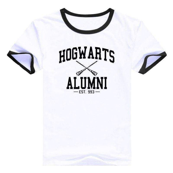 Planet Gates Casual women tops tees lady's hogwarts alumni tumblr t shirt summer tops cotton female t-shirt