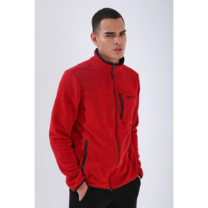 Planet Gates Casual Zipper Sweatshirts Male Tracksuit Fashion Jacket Mens Clothing Outerwear Sweatshirt Men's Pocket Zipper Sweatshirt Slim Fit Stand Collar Fleece No Hoodie Sport Clothing 87890