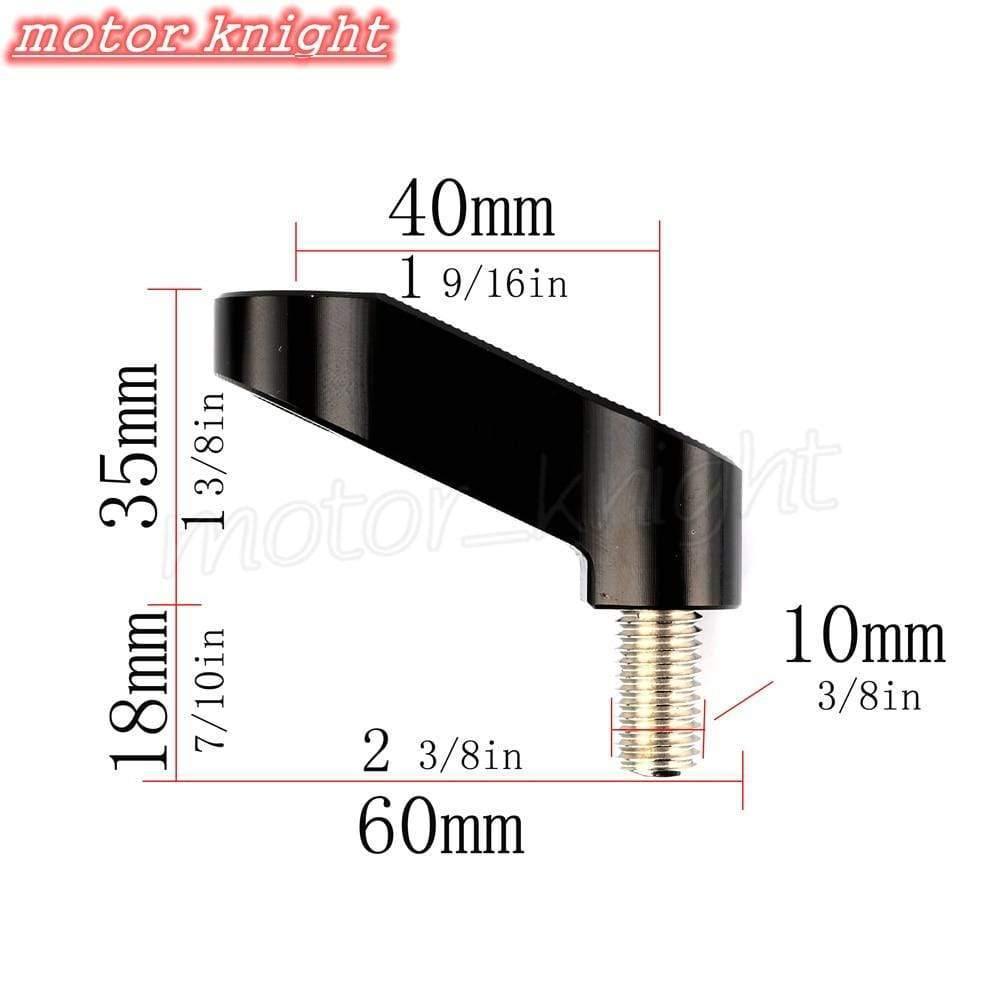 Planet Gates CB1000R CB600F Hornet CB600/CB900 CB1300SF CB750 CB400 Motorcycle Mirror Riser Extenders Spacers Extension Adapter Adaptor