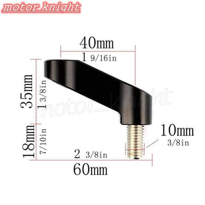 Planet Gates CB1000R CB600F Hornet CB600/CB900 CB1300SF CB750 CB400 Motorcycle Mirror Riser Extenders Spacers Extension Adapter Adaptor