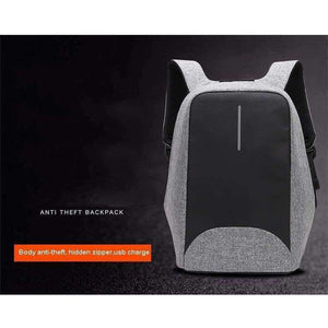 Planet Gates CB8001 Black / 15 Inches Cool Bell Brand Waterproof 15.6 inch Men Women Backpack Anti-theft Business Backpack Bag for Laptop Computer External USB Charge