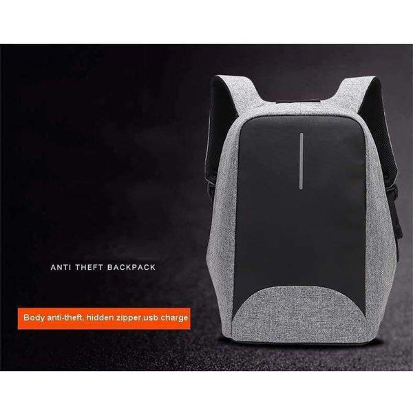 Planet Gates CB8001 Black / 15 Inches Cool Bell Brand Waterproof 15.6 inch Men Women Backpack Anti-theft Business Backpack Bag for Laptop Computer External USB Charge