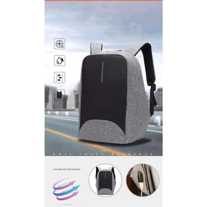 Planet Gates CB8001 Black / 15 Inches Cool Bell Brand Waterproof 15.6 inch Men Women Backpack Anti-theft Business Backpack Bag for Laptop Computer External USB Charge