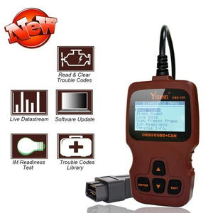 Planet Gates CBS-105 OBD2 Automotive Scanner OBD Car Diagnostic ToolCode Reader ODB2 Scanner OBDII OBD Auto Diagnostic Scanner