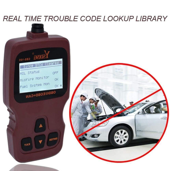 Planet Gates CBS-105 OBD2 Automotive Scanner OBD Car Diagnostic ToolCode Reader ODB2 Scanner OBDII OBD Auto Diagnostic Scanner