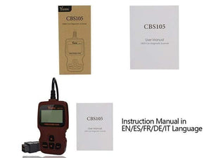 Planet Gates CBS-105 OBD2 Automotive Scanner OBD Car Diagnostic ToolCode Reader ODB2 Scanner OBDII OBD Auto Diagnostic Scanner