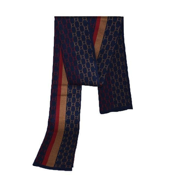 Planet Gates CCcolorblue / AS picture Men's Winter Cotton Scarf Luxury Brand Design Shawls Fashion Designer Thick Wraps Men business