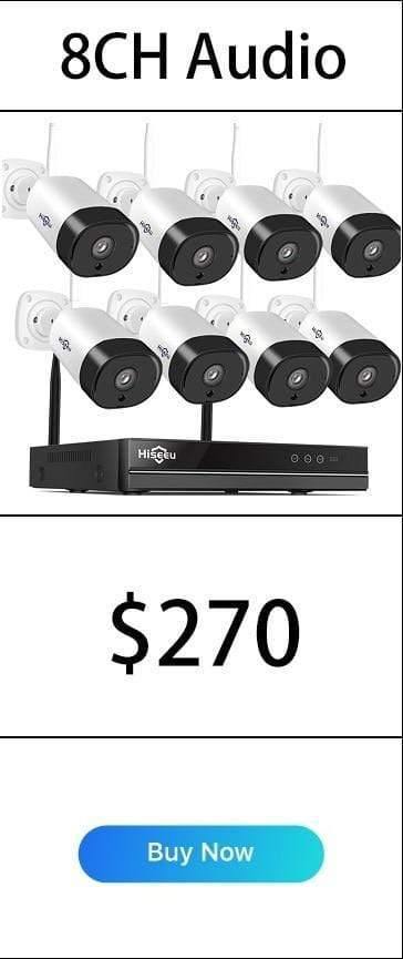 Planet Gates CCTV System 8ch HD Wireless NVR kit 3TB HDD Outdoor IR Night Vision IP Wifi Camera Security System Surveillance Hiseeu