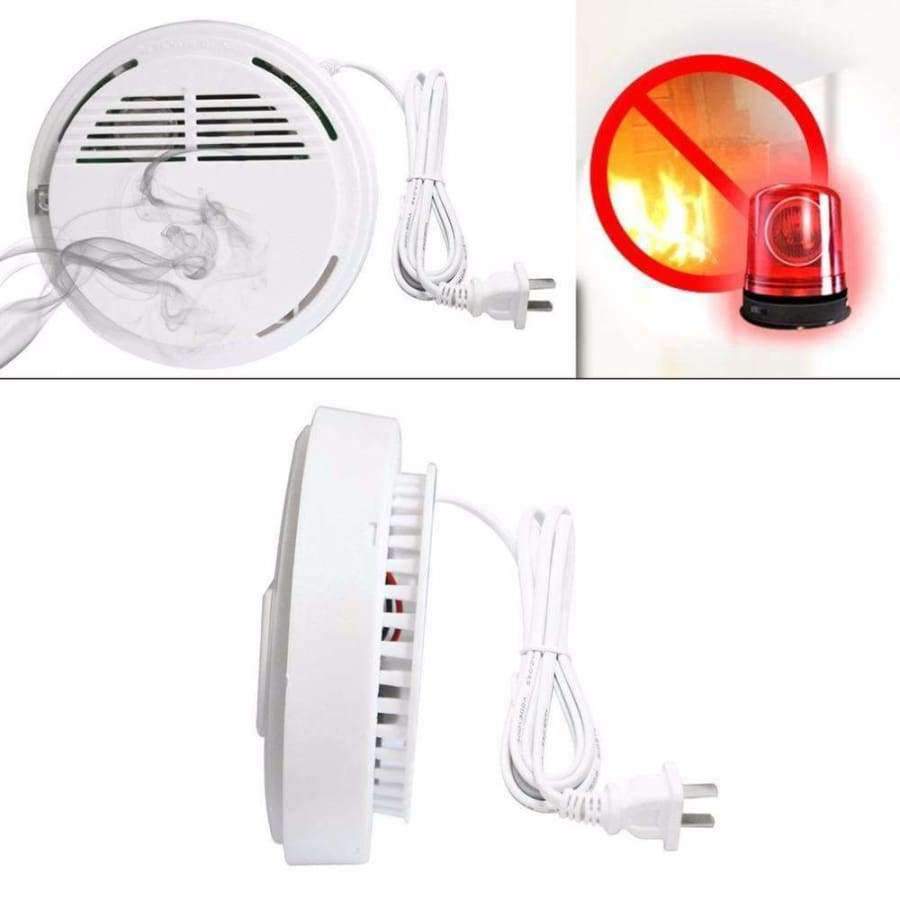 Planet Gates Ceiling Mounted Alarm Combustible Gas Detector Network Sound-light Alarm Smoke Detector Security Alarm System Fire Protection