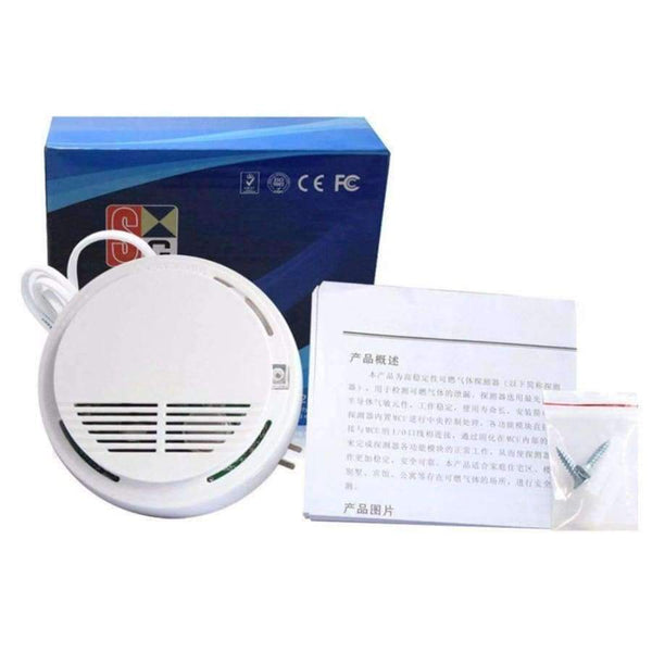 Planet Gates Ceiling Mounted Alarm Combustible Gas Detector Network Sound-light Alarm Smoke Detector Security Alarm System Fire Protection
