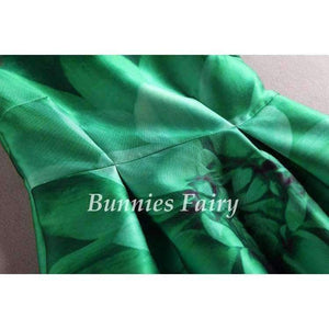 Planet Gates Celebrity-inspired Women Elegant Vintage Retro Flower Floral Print Vest Dresses Sleeveless O-Neck Vestido de Fiesta