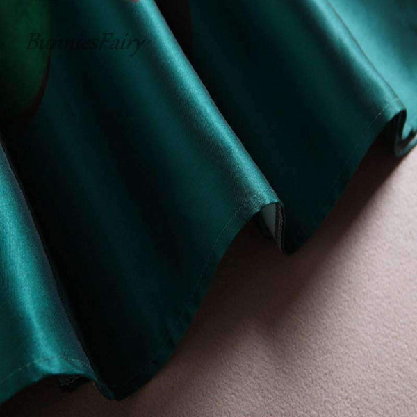 Planet Gates Celebrity-inspired Women Elegant Vintage Retro Flower Floral Print Vest Dresses Sleeveless O-Neck Vestido de Fiesta