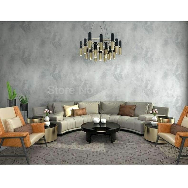 Planet Gates Cement Ash / 5.3㎡ Retro Plain Grey Cement PVC Vinyl Wallpaper For Walls Living Room Bar Cafe Restaurant Clothing Shop Background Wallpaper Roll