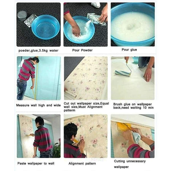 Planet Gates Cement Ash / 5.3㎡ Retro Plain Grey Cement PVC Vinyl Wallpaper For Walls Living Room Bar Cafe Restaurant Clothing Shop Background Wallpaper Roll