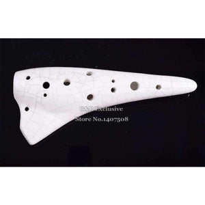 Planet Gates Ceramic Ocarina Submarine Soprano C Glazed Flute Tenor Flauta 12 Hole Okarina Wind Musical Instrument Ice-crack Kiln-fired