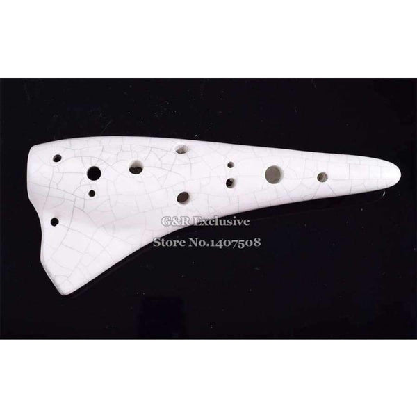 Planet Gates Ceramic Ocarina Submarine Soprano C Glazed Flute Tenor Flauta 12 Hole Okarina Wind Musical Instrument Ice-crack Kiln-fired