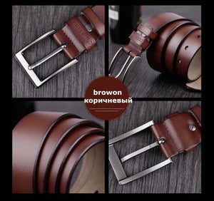 Planet Gates CF001 brown / 105cm Men belt cow genuine leather designer belts for men high quality fashion vintage male strap for jeans