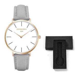 Planet Gates CH0232 and box Men Watches Leather/Steel Mesh Lover's Wrist Watch Fashion Quartz-Clock Rose Gold Silver Relogio Feminino