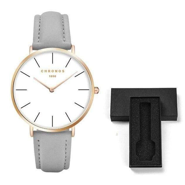 Planet Gates CH0232 and box Men Watches Leather/Steel Mesh Lover's Wrist Watch Fashion Quartz-Clock Rose Gold Silver Relogio Feminino