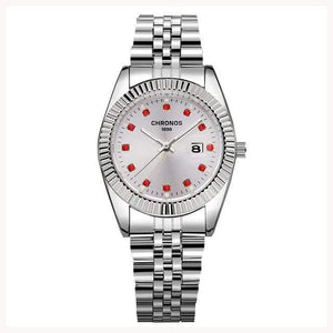 Planet Gates CH2907 Brand Luxury Mens Watches Fashion Casual Lovers Watch Stainless Steel Ladies Quartz Wristwatch