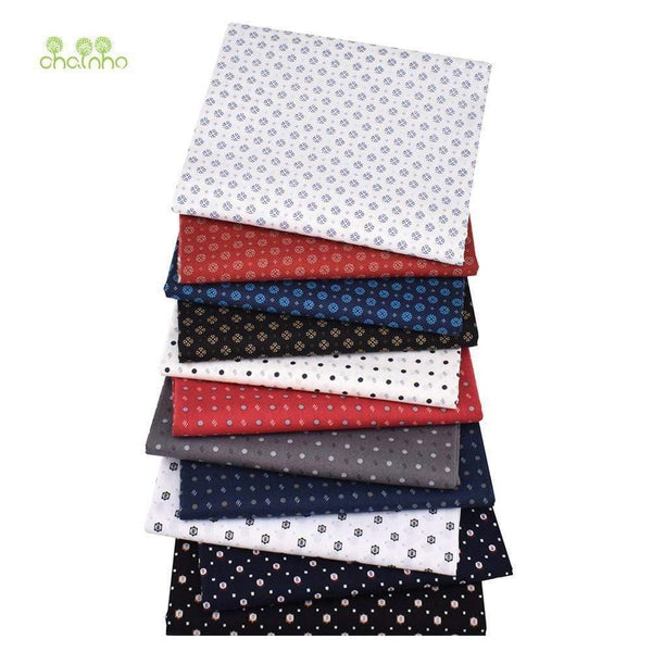 Planet Gates Chainho,Geometric Patterns,Printed Plain Cotton Fabric,DIY Quilting&Sewing Poplin Material For Baby&Children's Dress,Shirt,Skirt