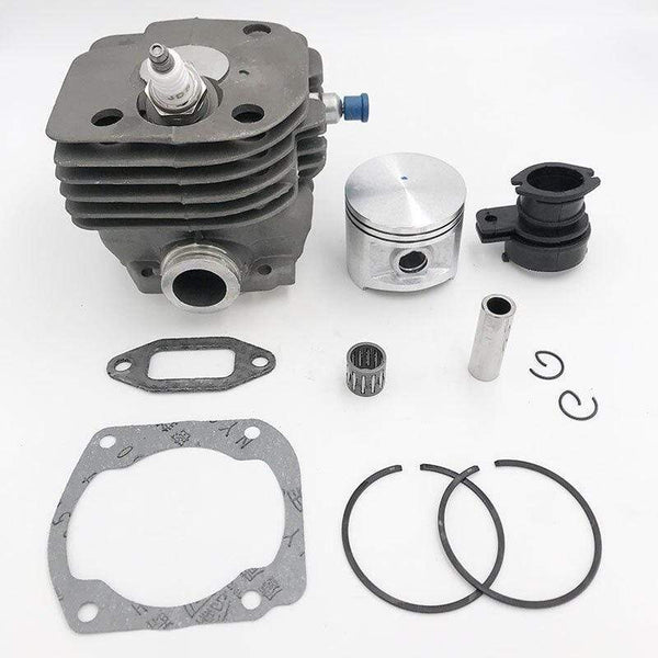 Planet Gates Chainsaw Engine Motor Parts 50mm Cylinder Piston Intake Manifold Decompression Valve Kit For HUSQVARNA 365 371 372 XP 362