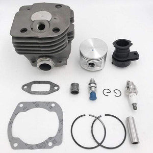 Planet Gates Chainsaw Engine Motor Parts 50mm Cylinder Piston Intake Manifold Decompression Valve Kit For HUSQVARNA 365 371 372 XP 362