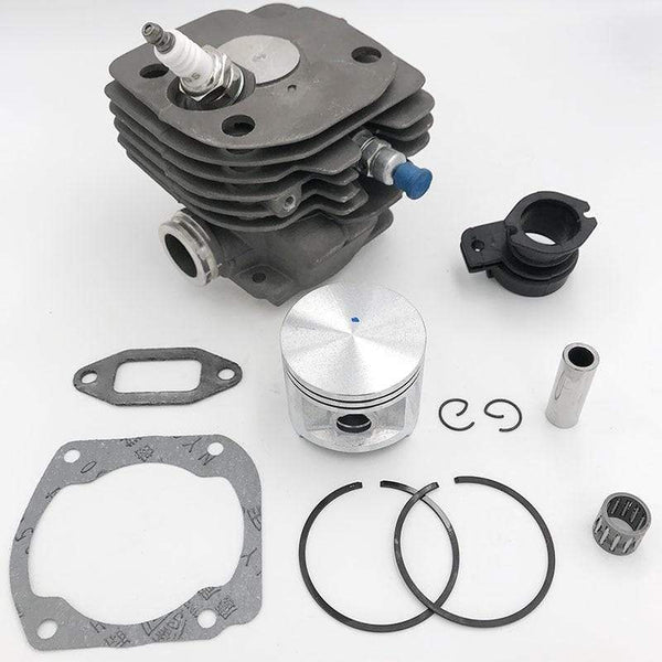 Planet Gates Chainsaw Engine Motor Parts 50mm Cylinder Piston Intake Manifold Decompression Valve Kit For HUSQVARNA 365 371 372 XP 362