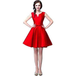 Planet Gates Champagne Bridesmaid Dresses Pink Blue Short Satin Knee Length Party Prom Dresses robe de mariage Cheap Custom Made