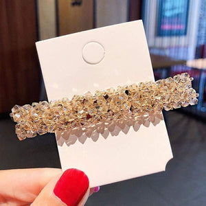 Elegant Shining Crystal Barrettes For Women Hair Ornament Headband Sweet Hair Clips Hairpins Fashion Hair Accessories