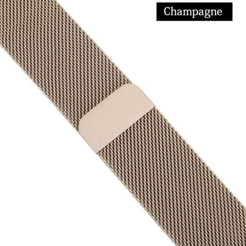 Planet Gates Champagne / For Apple Watch 40mm Watch Strap For Apple Watch Band 44mm 40mm 42mm 38mm Series 4/3/2/1 iWatch Stainless Steel Woven watchband