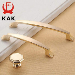 Champagne Gold Door Handles Zinc Alloy Cabinet Handle Drawer Knobs European Wardrobe Pulls Kitchen Handle Furniture Hardware