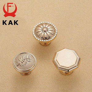 Champagne Gold Door Handles Zinc Alloy Cabinet Handle Drawer Knobs European Wardrobe Pulls Kitchen Handle Furniture Hardware