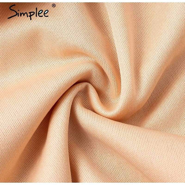 Planet Gates Champagne / S Simplee Shiny sequin backless sexy mesh dress Summer sleeveless mini dress V neck party club women punk style dress vestidos