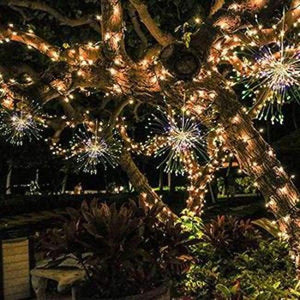 Planet Gates Changeable / 40pcs 25cm 200leds Hotxin Solar Powered LED Fairy String Light 120leds 200leds Hanging Starburst Holiday Light Garden Christmas Wedding Party light