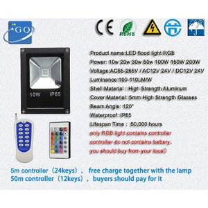 Planet Gates Changeable / AC12V 10W Remote Color Change Spotlight Bulb 20W 10W LED Floodlight RGB LED Flood Light