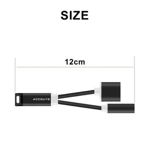 Planet Gates charge cable iPhone X/8 Plus IOS 11 Audio Adapter 3.5mm Headphone Jack Lighting Music Charge AUX Cable Splitter w USB Cable Gift