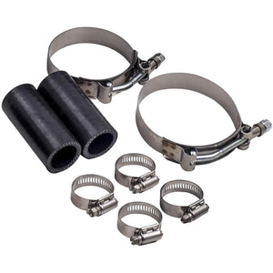 Planet Gates Charge Pipe Cooling Kit & 50mm V-Band Turbocharger Blow Off Valve for BMW N54